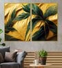 Art Of Leaves Acrylic Art Framed Art Panel (Set Of 2)
