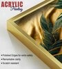 Art Of Leaves Acrylic Art Framed Art Panel (Set Of 2)
