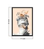 Art Street Biscuit Beige Inner Beauty Framed Canvas Art Print For Home D cor