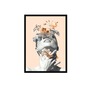 Art Street Biscuit Beige Inner Beauty Framed Canvas Art Print For Home D cor
