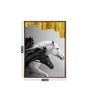 Art Street Canvas Painting Butterfly Theme Wall Art Painting with Wooden Frame