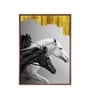 Art Street Canvas Painting Butterfly Theme Wall Art Painting with Wooden Frame