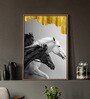 Art Street Canvas Painting Butterfly Theme Wall Art Painting with Wooden Frame