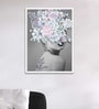 Art Street Canvas Painting Set of 2 Lady Portrait Wall Art Painting with Wooden Frame