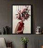 Art Street Cranberry Red Flower Girls Canvas For Living Room Home D cor