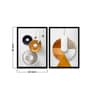Decorative Images Gold Canvas Framed Wildlife Art Print Set of 2