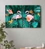 Art Street Flamingo WALL ART Stretched Canvas Set of 2 Painting for home decor
