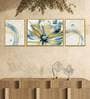 Art Street Floral Gingko Leaves Set of 3 Canvas Set Art Print Painting for D cor