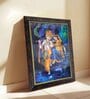 Art Street Framed 5D Wall Art Print Lord Radha Krishna with Swan Wall Painting (14.3x18.2 Inch)