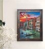 Art Street Framed 5D Wall Art Print Venice City Wall Painting for Home Decor (14.3x18.2 Inch)