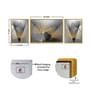 Art Street Gingko Leaves 3 Canvas Set Painting for Home D cor