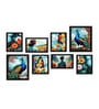 Art Street Indian Art Print Boy and Girl with Butterfly Floral Wall Hanging For Home Decor