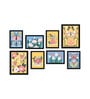 Art Street Indian Art Print Butterfly with Flower Wall Hanging For Home Decor