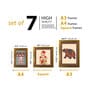 Art Street Indian Art Print Elephant with Flower Wall Hanging For Home Decor