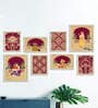 Art Street Indian Art Print Mughal Emperor Shahjahan with Queen Wall Hanging For Home Decor