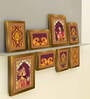 Art Street Indian folk wall Art Royal Prince with Queen Palace Painting For Home Decor