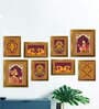 Art Street Indian folk wall Art Royal Prince with Queen Palace Painting For Home Decor
