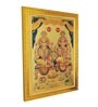 Art Street Lord Ganesh & Laxmi Ji Photo Frame for Wall and Pooja, Poster for Pooja, Religious Framed Painting,Gold Plated God Photo Frames, Wall Decor Photo Frame (Size: 9.8x13.3 Inch, Gold)