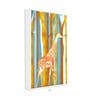 Art Street Marigold Yellow Deer Theme Framed Canvas For Home Decoration