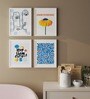 Art Street Motivational Poster Grow Every Day, Keep Them Curious Art Prints For Wall D cor Art Posters For Home Decoration (Set Of 4, 13x17 Inch)