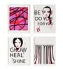 Art Street Motivational Poster Grow Heal Shine, Trust Yourself Art Prints For Wall D cor Art Posters For Home Decoration (Set Of 4, 13x17 Inch)