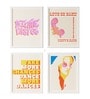 Art Street Motivational Poster Let The Past Go Art Prints For Wall D cor Art Posters For Home Decoration (Set Of 4, 13x17 Inch)
