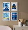 Art Street Motivational Poster Mindset, Bliss Art Prints For Wall D cor Art Posters For Home Decoration (Set Of 4, 13x17 Inch)