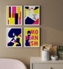 Art Street Motivational Poster Nothing Can Stop Good Idea, Modernism Art Prints For Wall D cor Art Posters For Home Decoration (Set Of 4, 13x17 Inch)