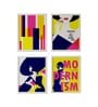 Art Street Motivational Poster Nothing Can Stop Good Idea, Modernism Art Prints For Wall D cor Art Posters For Home Decoration (Set Of 4, 13x17 Inch)
