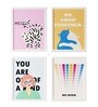 Art Street Motivational Poster We Grow Together, Be Kind Art Prints For Wall D cor Art Posters For Home Decoration (Set Of 4, 13x17 Inch)