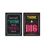 Art Street Set of 2 Motivational Art Prints Think Big Wall Art for Room D cor