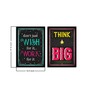 Art Street Set of 2 Motivational Art Prints Think Big Wall Art for Room D cor