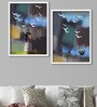 Art Street Set of 2 Nature Theme Framed Canvas Art Print