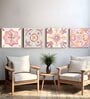Art Street Stretched Canvas Painting Moroccan Tiles Pattern Art for Home Decor, Living Room