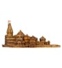 Artarium Ram Mandir Ayodhya in 9 Inch Brown Resin  Religious Symbols