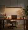 ArtDeco 36 Brown Solid Wood Linear LED Hanging Light