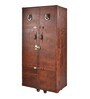 Artemis Leather Bar Cabinet In Tan Finish