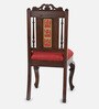 Artemis Solid Wood 4 Seater Dining Set in Walnut Colour with 4 Chairs