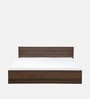 Arthur King Size Bed in Walnut Finish with Box Storage
