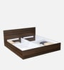 Arthur King Size Bed in Walnut Finish with Box Storage