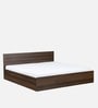 Arthur King Size Bed in Walnut Finish with Box Storage
