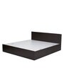 Arthur King Size Bed in Wenge Finish with Box Storage