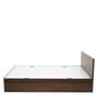 Arthur King Size Bed in Walnut Finish with Box Storage
