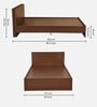 Arthur Plus Double Bed (Legno Oak Dark)