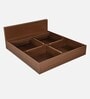 Arthur Plus King Sized Bed With Storage In Dark Legno Oak Finish