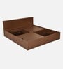 Arthur Plus King Sized Bed With Storage In Dark Legno Oak Finish