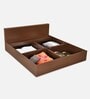 Arthur Plus King Sized Bed With Storage In Dark Legno Oak Finish