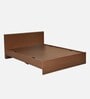 Arthur Plus Queen Sized Bed In Dark Legno Oak Finish