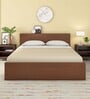 Arthur Plus Queen Sized Bed In Dark Legno Oak Finish