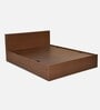 Arthur Plus Queen Sized Bed With Storage In Dark Legno Oak Finish